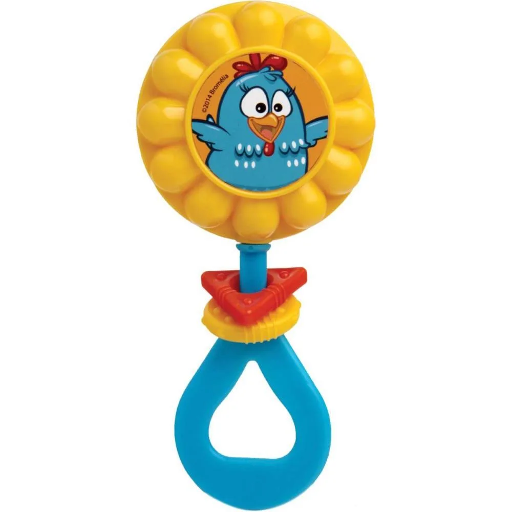 Brinquedo Para Bebe Galinha Pintadinha Chocalho Elka - imagem 2
