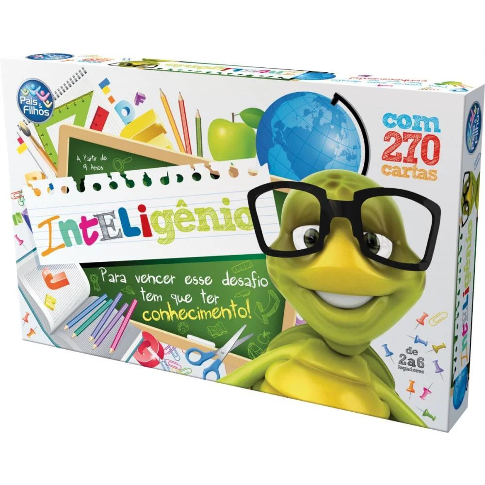 Jogo De Tabuleiro Inteligenio C/270 Cartas Pais E Filhos - imagem 3