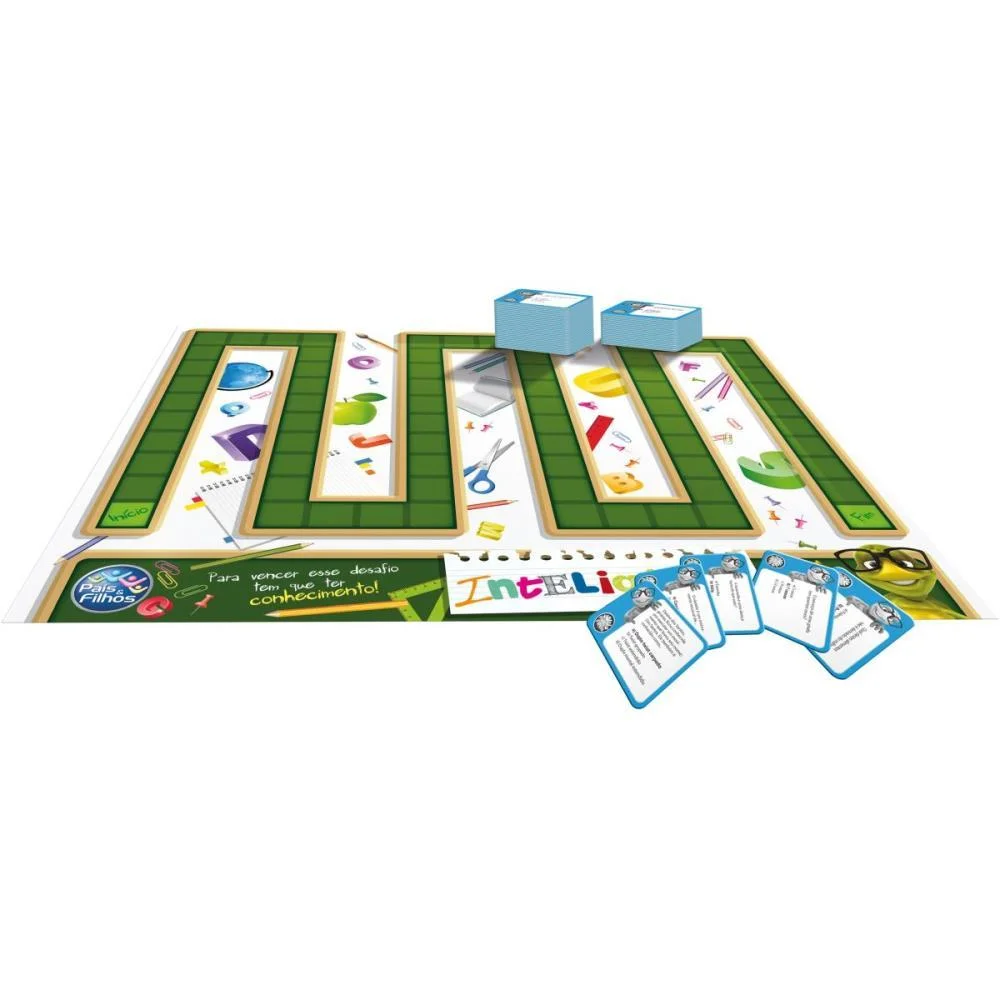 Jogo De Tabuleiro Inteligenio C/270 Cartas Pais E Filhos - imagem 5