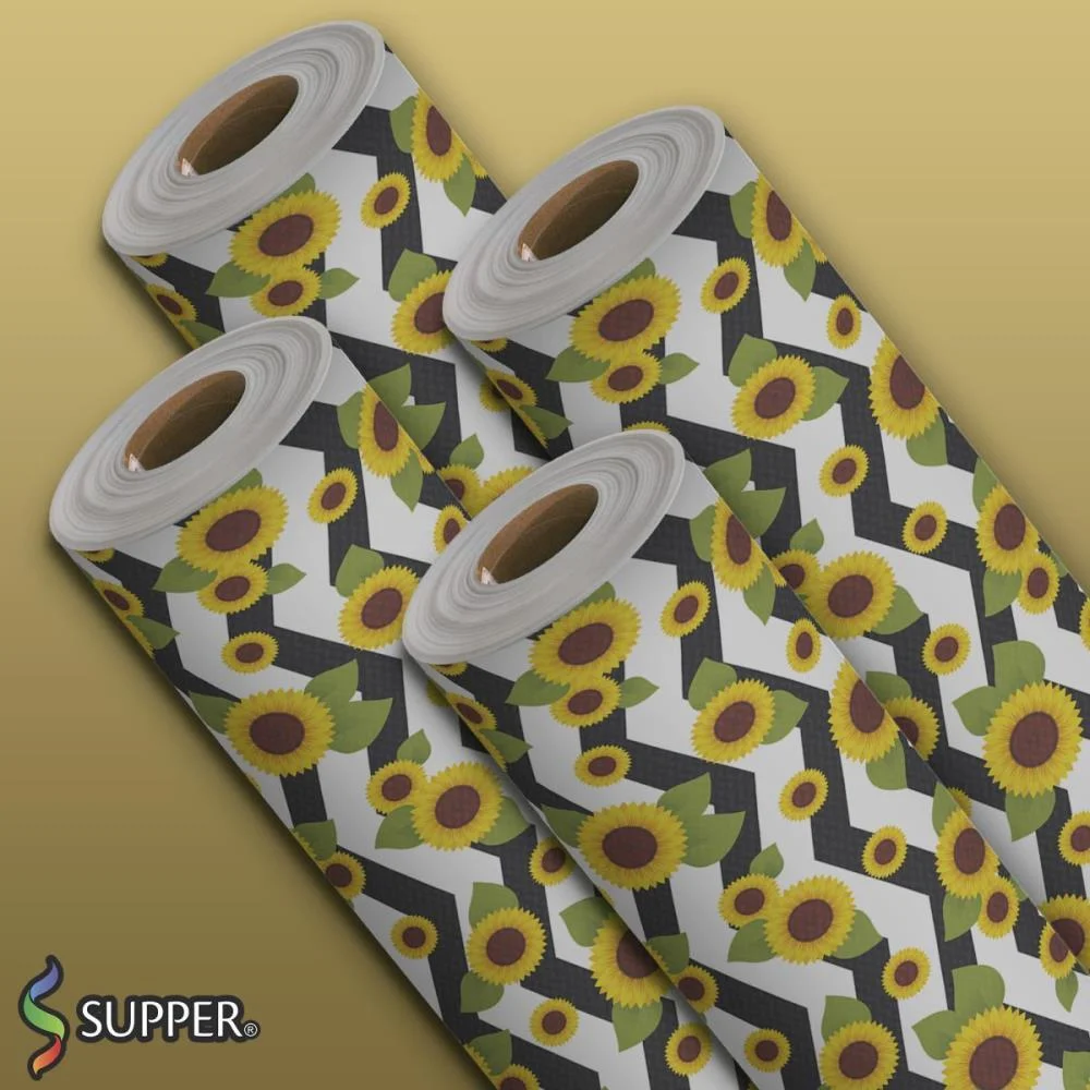 Tnt Estampado 1,40M 40G Floral Girassol Supper (Rl-25Mts) - imagem 4