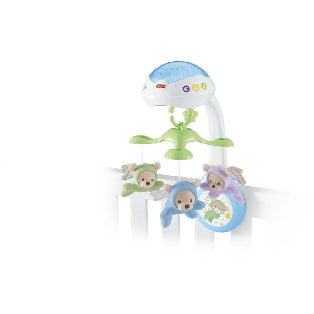 Fisher-Price Newborn Toys Super Mobile Urso Fofinho 3Em1 Mattel - imagem 2