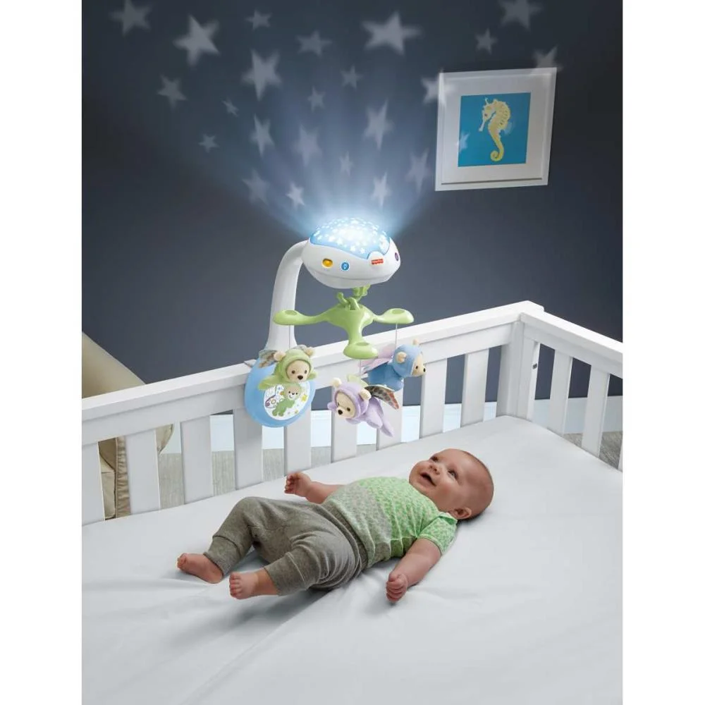 Fisher-Price Newborn Toys Super Mobile Urso Fofinho 3Em1 Mattel - imagem 6