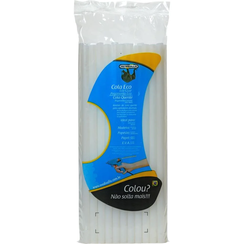 Cola Quente Refil Fina Eco 500G.transp. 7,5X30Cm Rendicolla (Pacote) - imagem 3