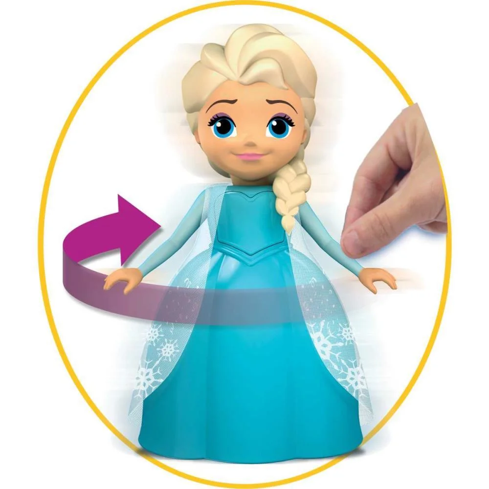 Boneca Com Mecanismo Frozen Elsa 8 Frases 24Cm. Elka - imagem 4