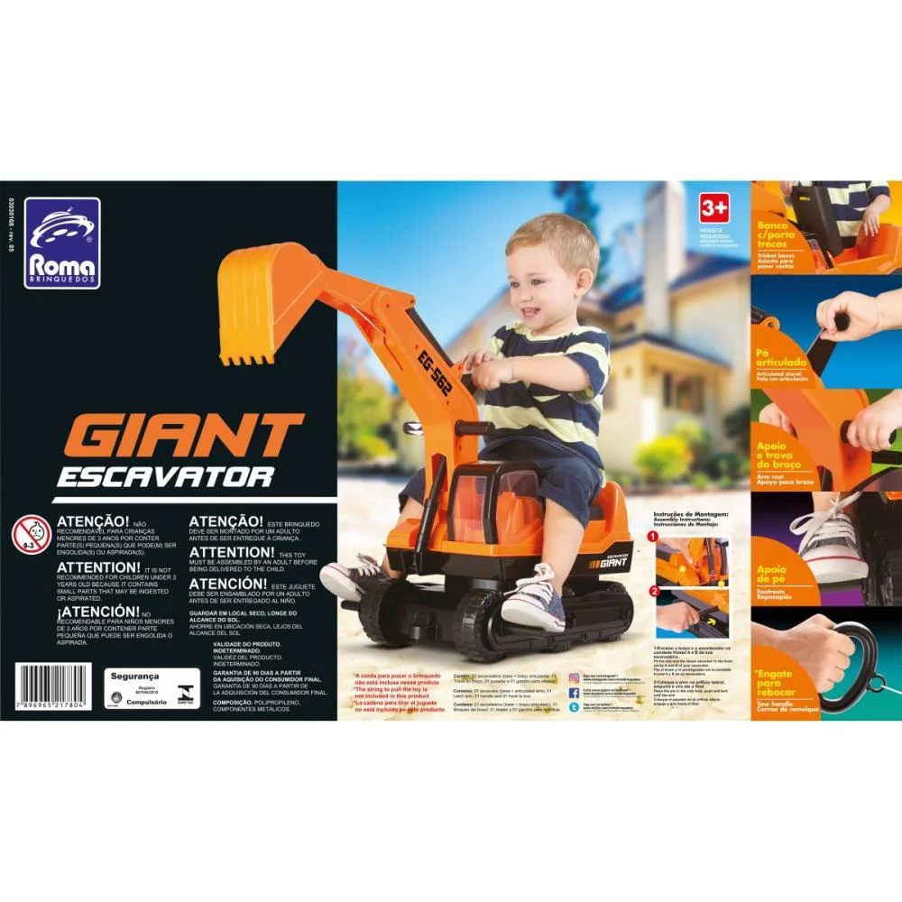Trator Giant Escavator Ate 50Kg. Roma - imagem 5