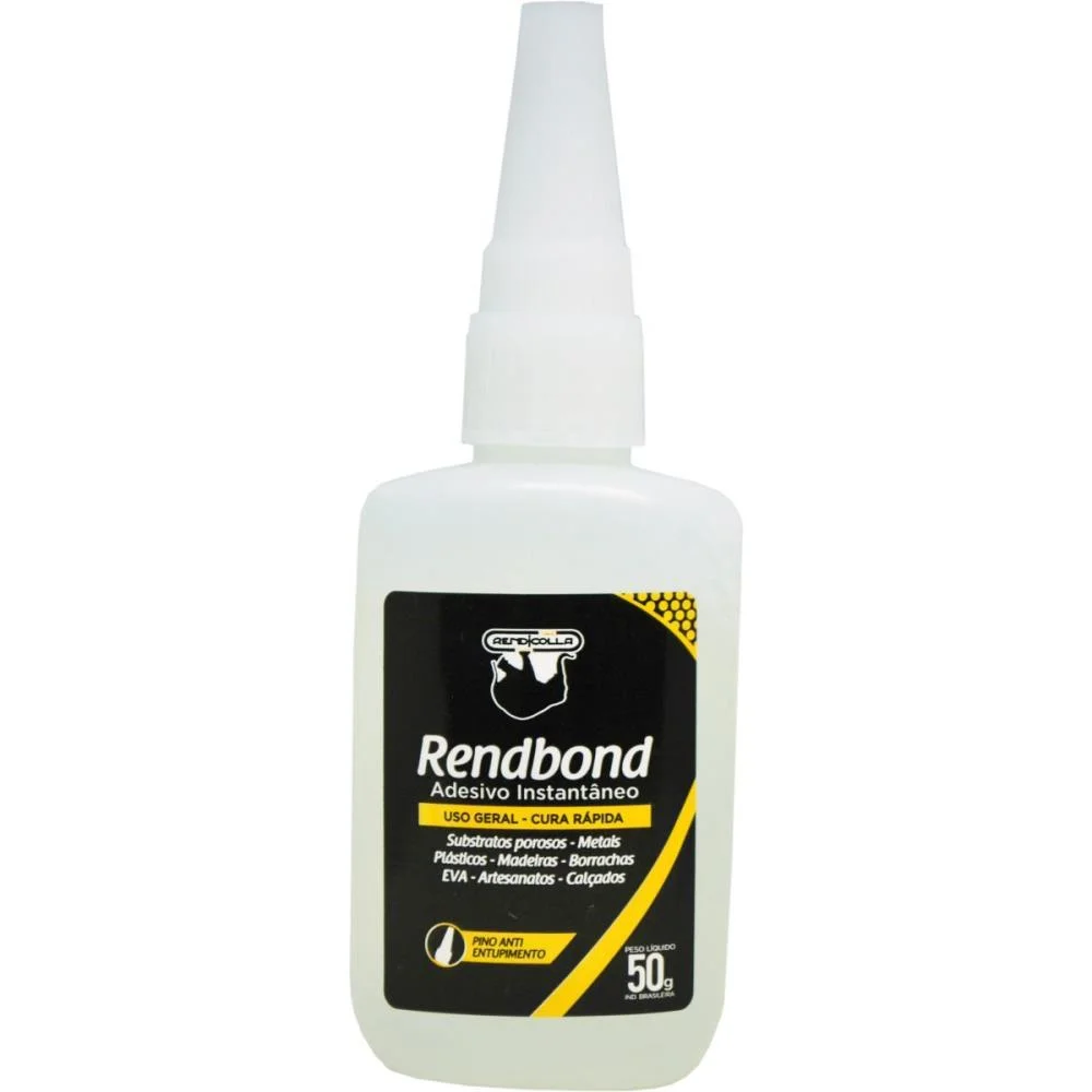 Cola Adesivo Instantâneo Rendbond 02 50Grs. Rendicolla - imagem 3
