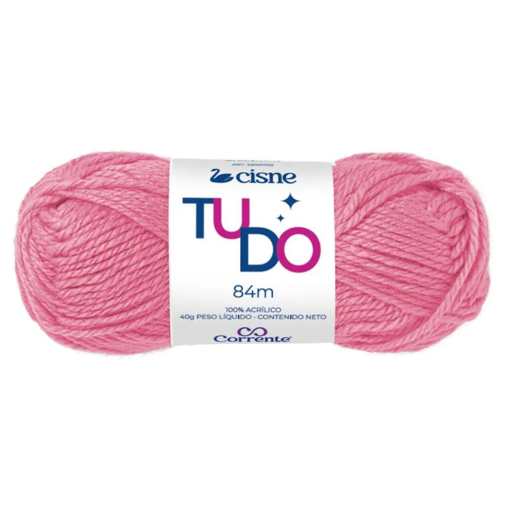 La Trico Cisne Tudo 00055 40G Rosa Chiclete Coats Corrente (Pct.c/05) - imagem 3