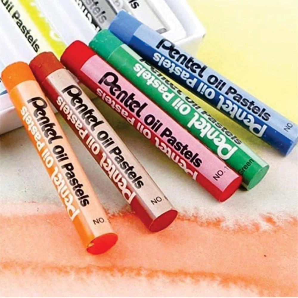 Giz Pastel Oleoso 16Cores Pentel (Estojo) - imagem 6
