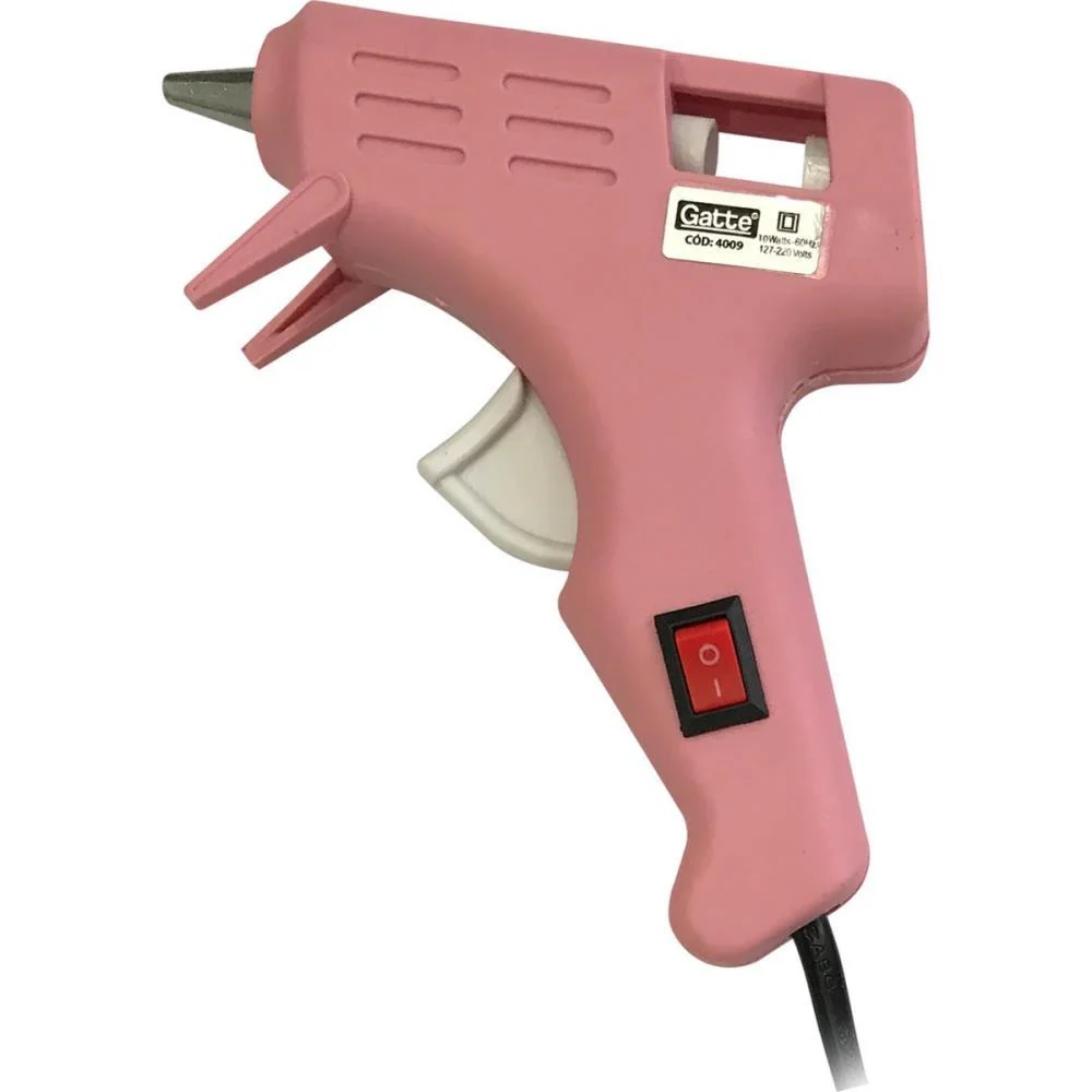 Pistola De Cola Quente 10W Pequena Bivolt Prof. Rosa Make+ - imagem 2