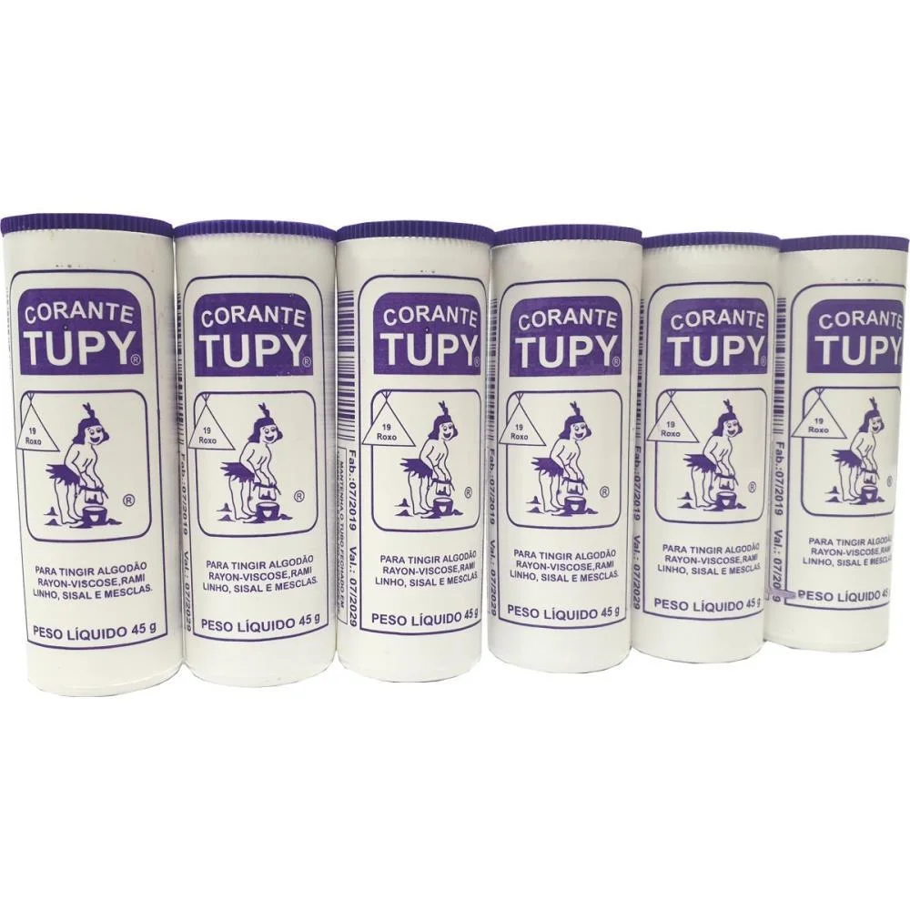 Corante Em Po Roxo Tupy Algodao Corantes Tupy (Pct.c/06) - imagem 3