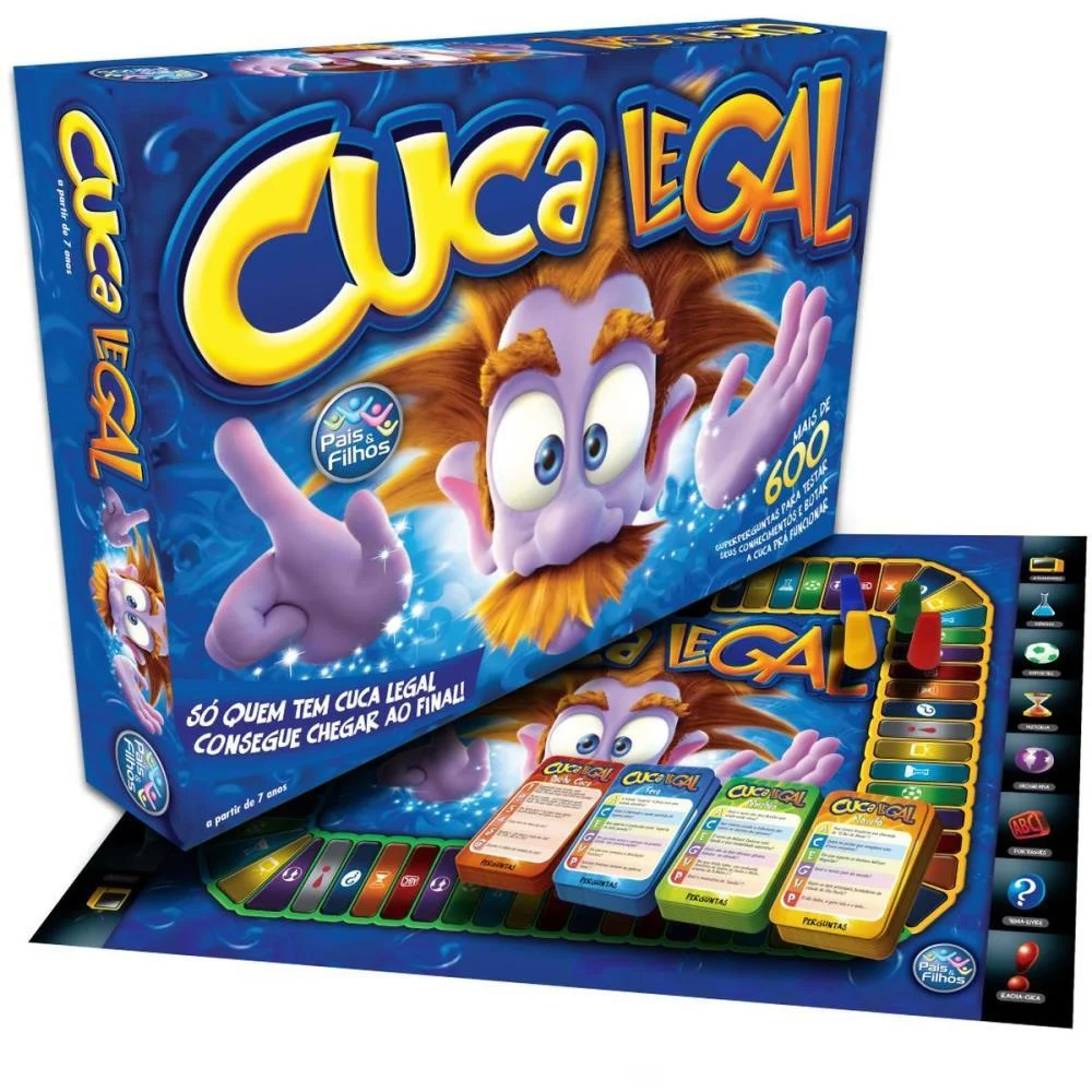 Jogo De Tabuleiro Cuca Legal Pais E Filhos - imagem 3