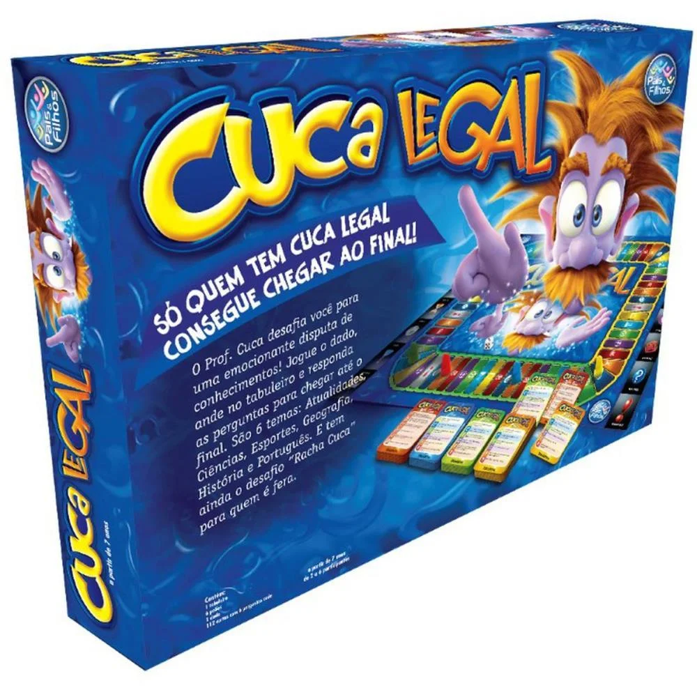 Jogo De Tabuleiro Cuca Legal Pais E Filhos - imagem 5