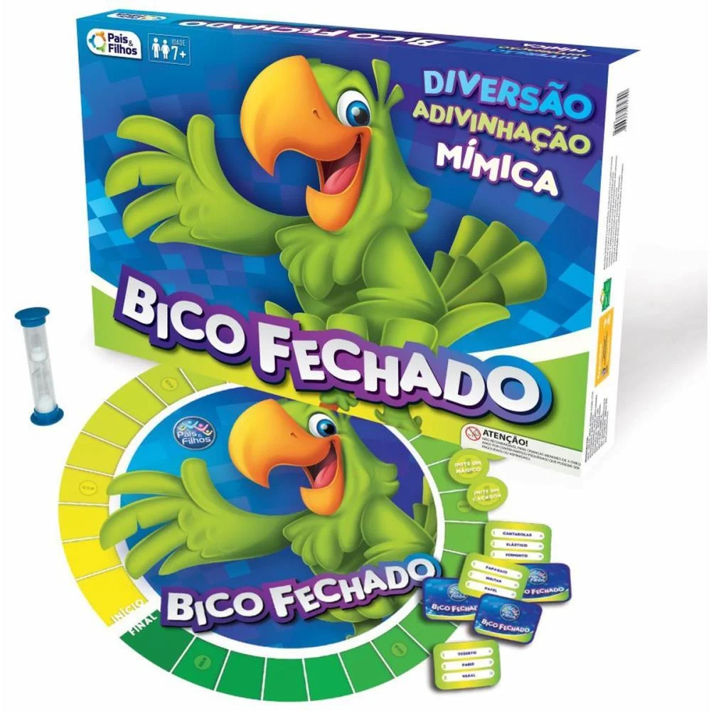 Jogo De Tabuleiro Bico Fechado Pais E Filhos - imagem 3