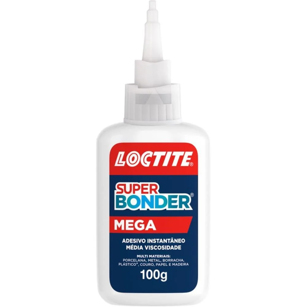 Cola Adesivo Instantâneo Super Bonder Mega 100G Henkel - imagem 4
