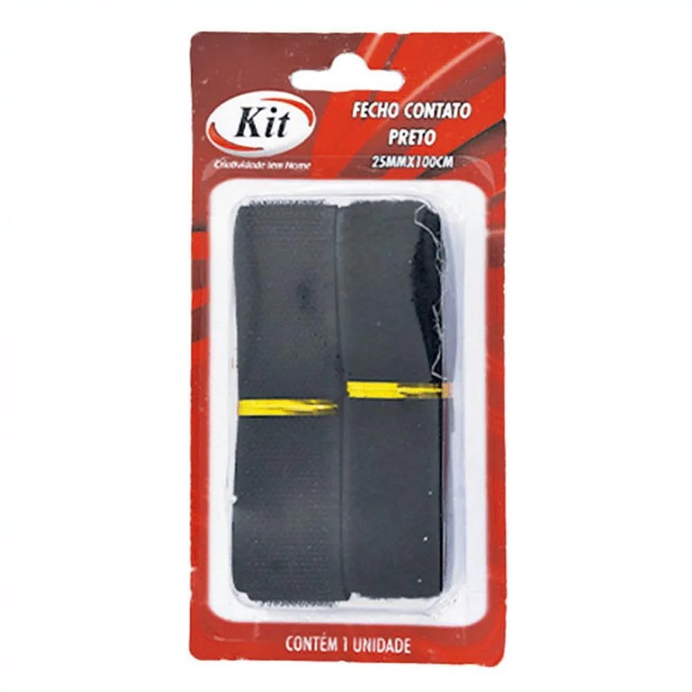 Velcro 25Mmx100Cm Pt. Kit (Cartela) - imagem 3