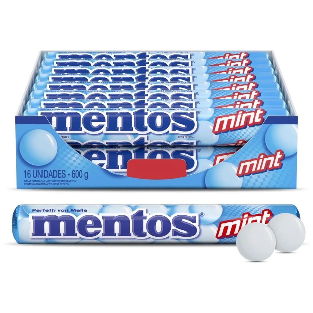16 X Bala Mentos Stick Menta 37,5G Perfetti Van Melle - imagem 4