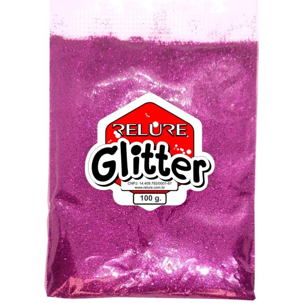 Glitter Pvc Pink 100G. Honey - imagem 3