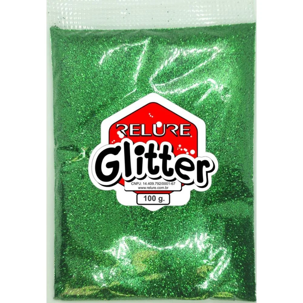 Glitter Pvc Verde Bandeira 100G. Honey - imagem 2