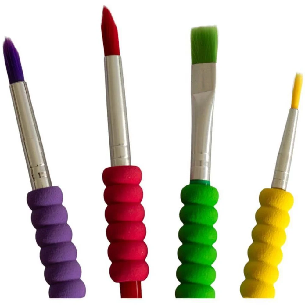 Pincel Artesanal Kit Pincel Artistico Grip C/6P Kit (Kit) - imagem 4