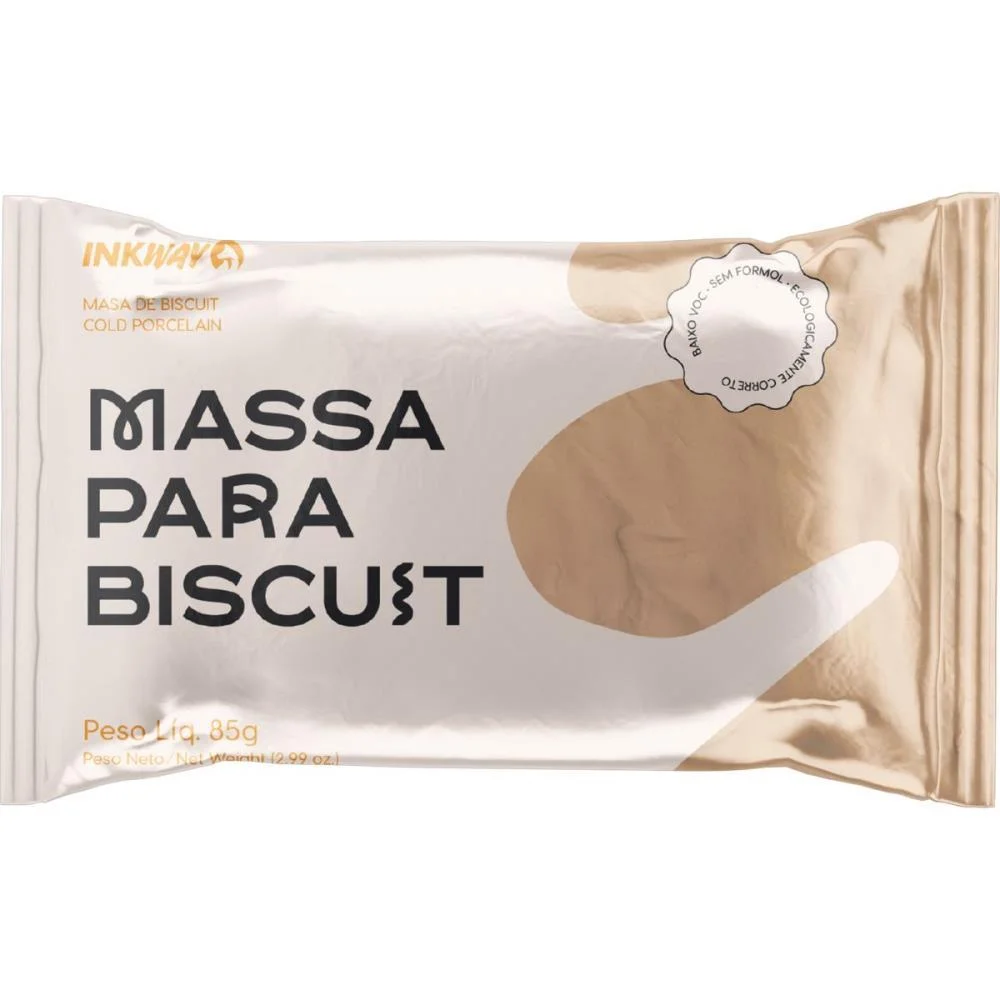 Massa De Porcelana Fria Biscuit 85G Pele Ink Way (Cx.c/10) - imagem 2
