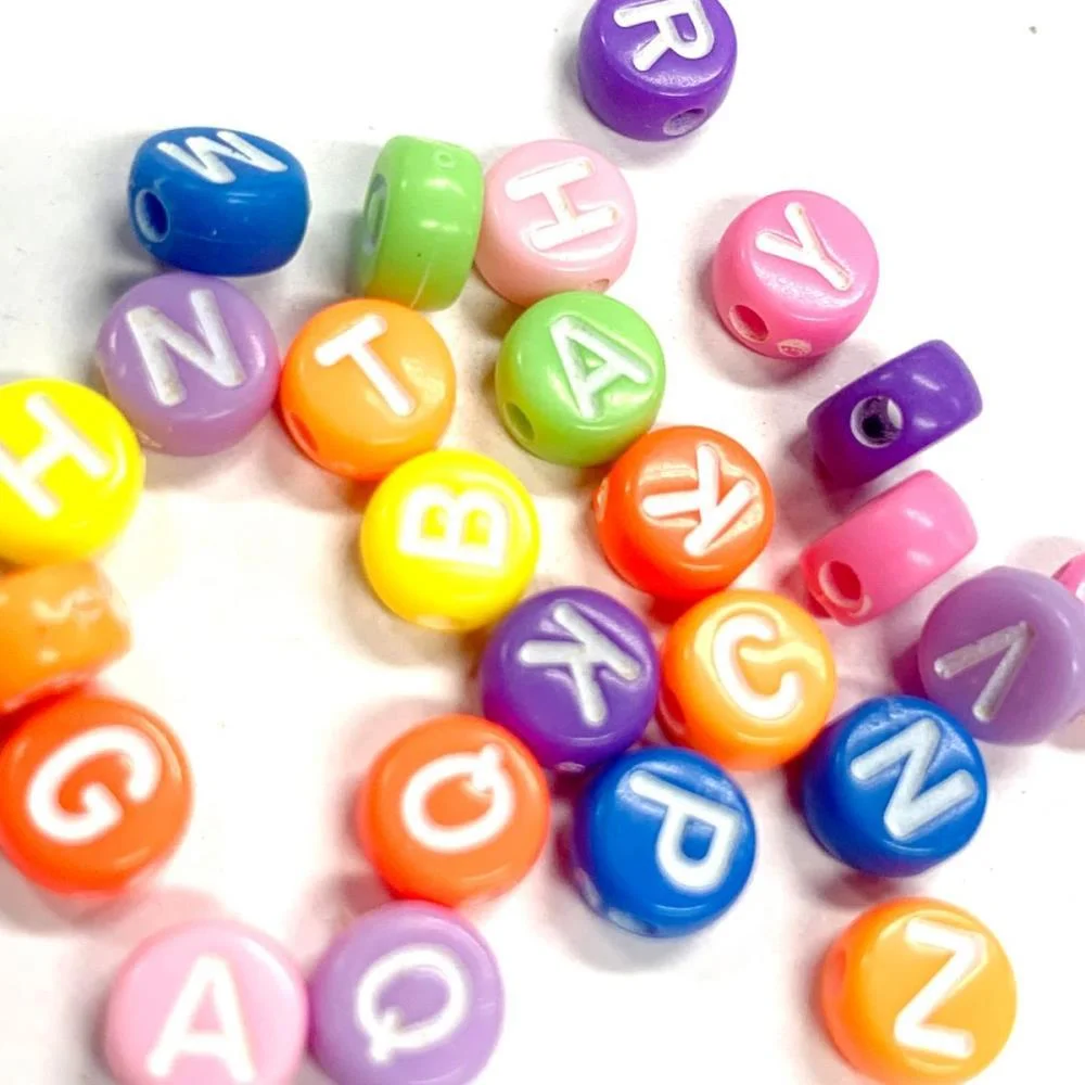 Micanga Conta Redonda Letras Candy 25G Kit (Pacote) - imagem 4