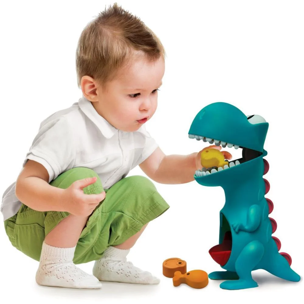 Brinquedo Para Bebe Dino Papa Tudo C/Acessorios Elka - imagem 4