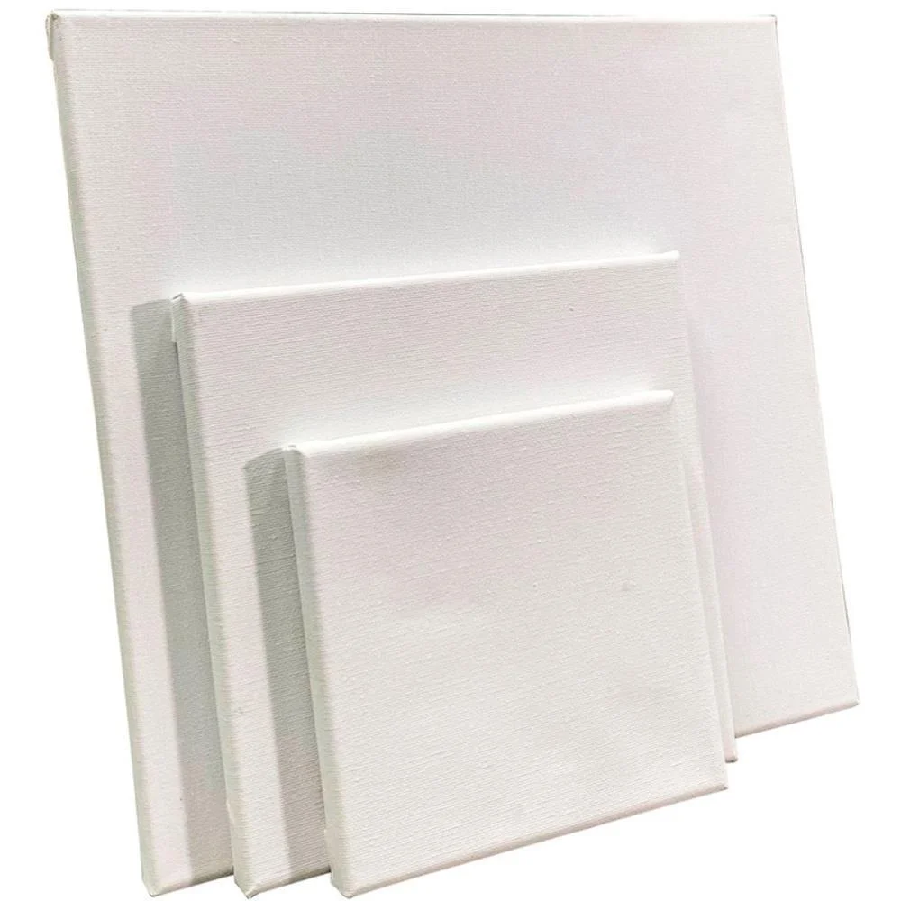 Tela Para Pintura 15X15Cm. Tecido C/Mold.madeira Stalo (Pct.c/10) - imagem 4
