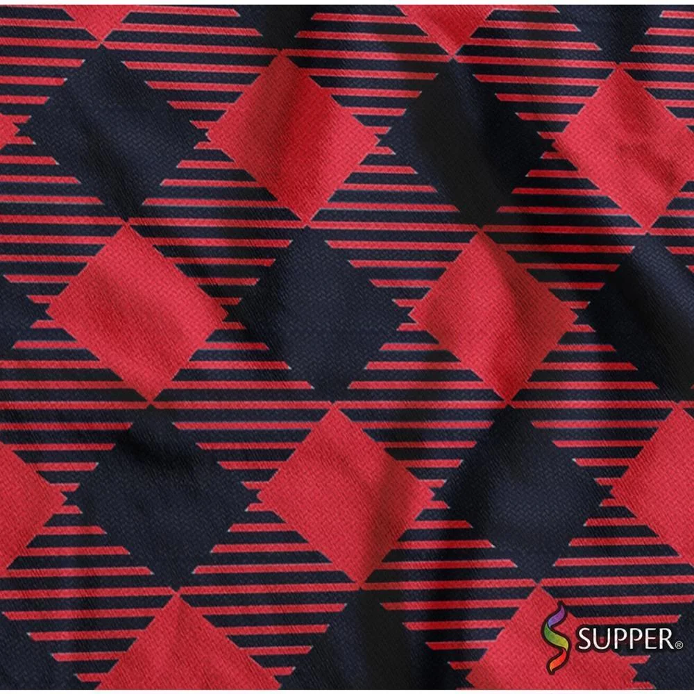 Tnt Estampado 1,40M 40G Xadrezao Vermelho/Preto Supper (Rl-25Mts) - imagem 2