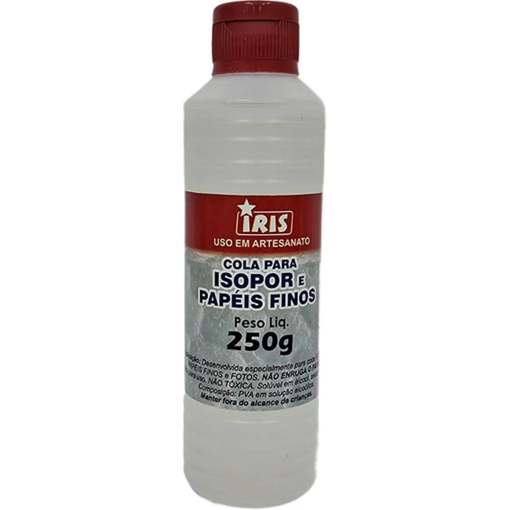 Cola Para Isopor Iris 250G. Iris - imagem 3