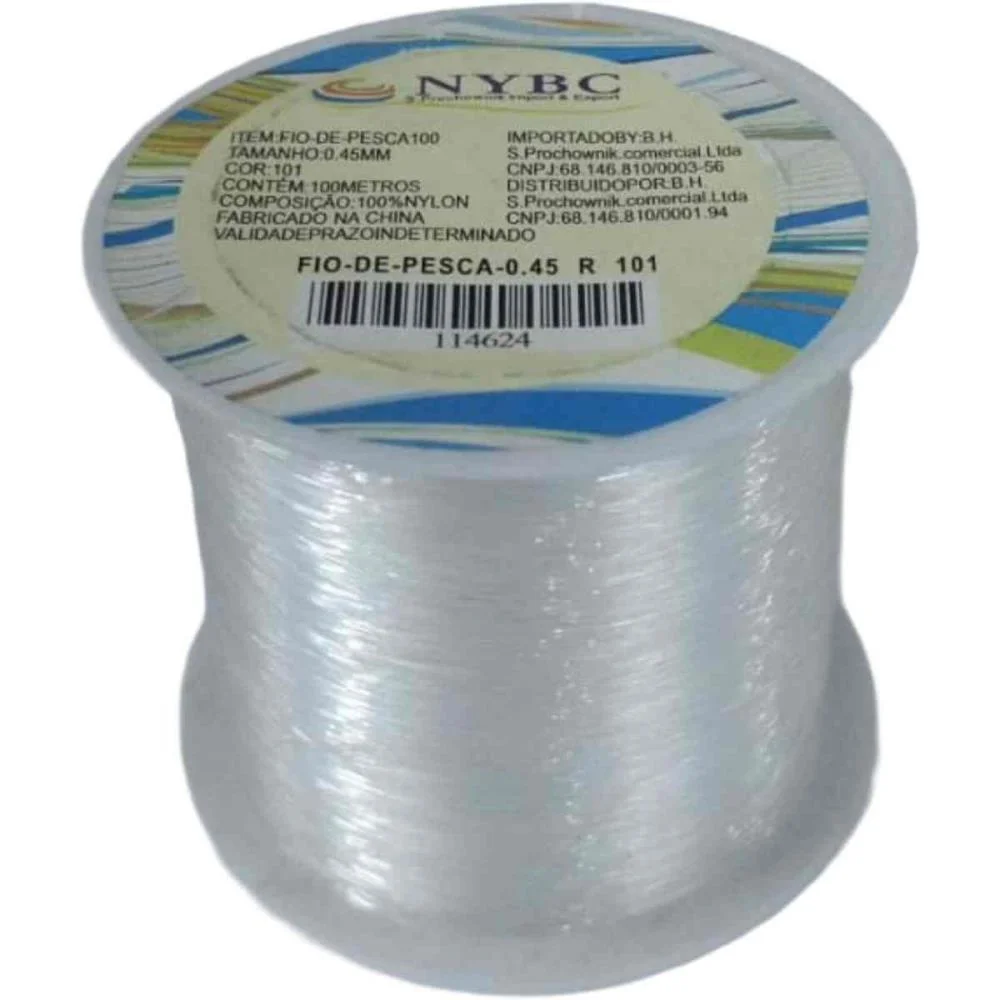 Fio De Nylon 0,45Mm C/100M. Nybc (Rolo) - imagem 2
