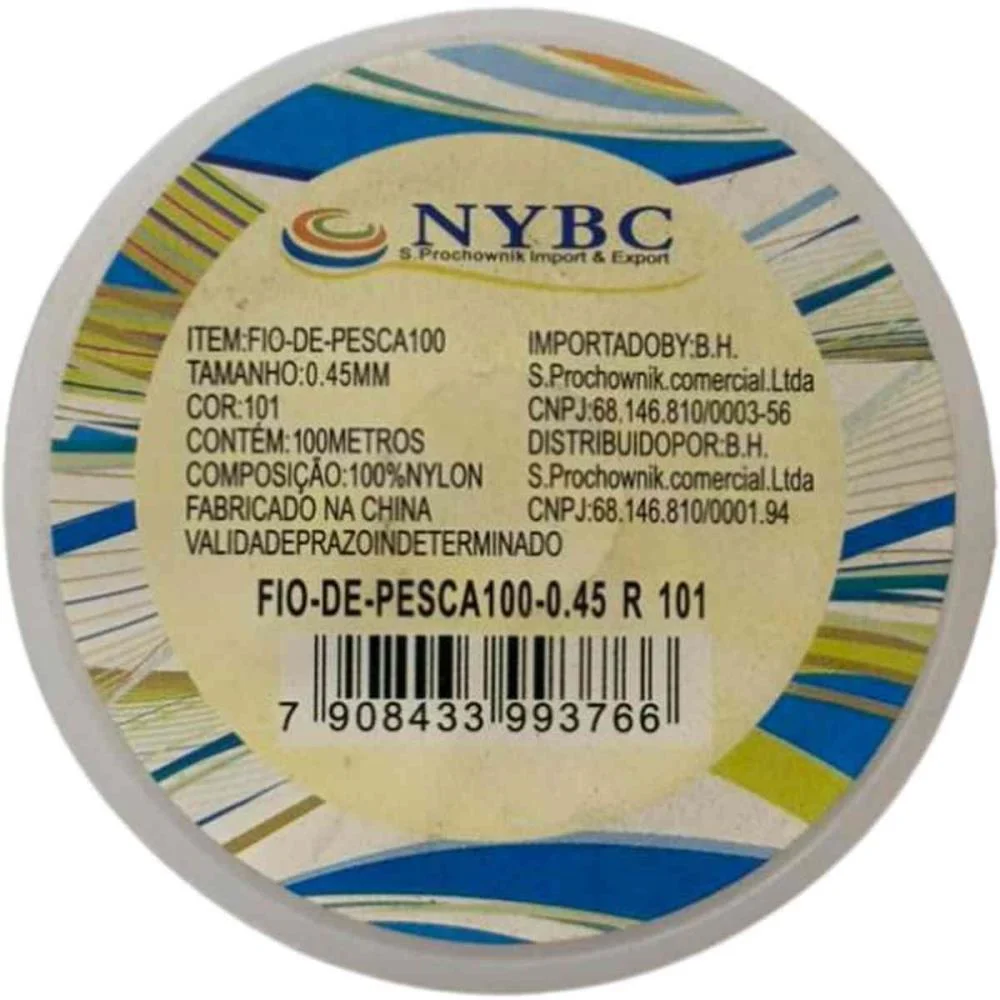 Fio De Nylon 0,45Mm C/100M. Nybc (Rolo) - imagem 4