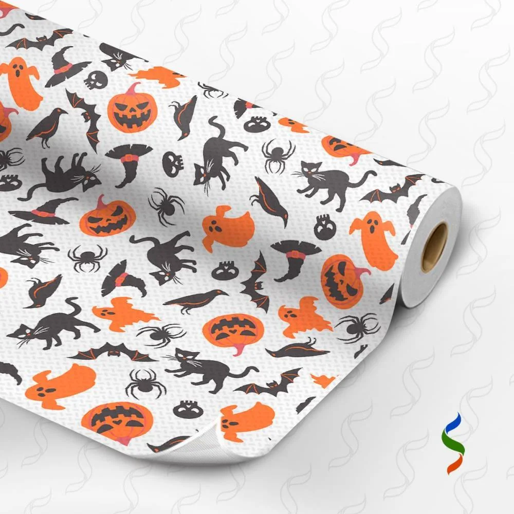 Tnt Estampado 1,40M 40G Halloween Desenhos Supper (Rl-25Mts) - imagem 2