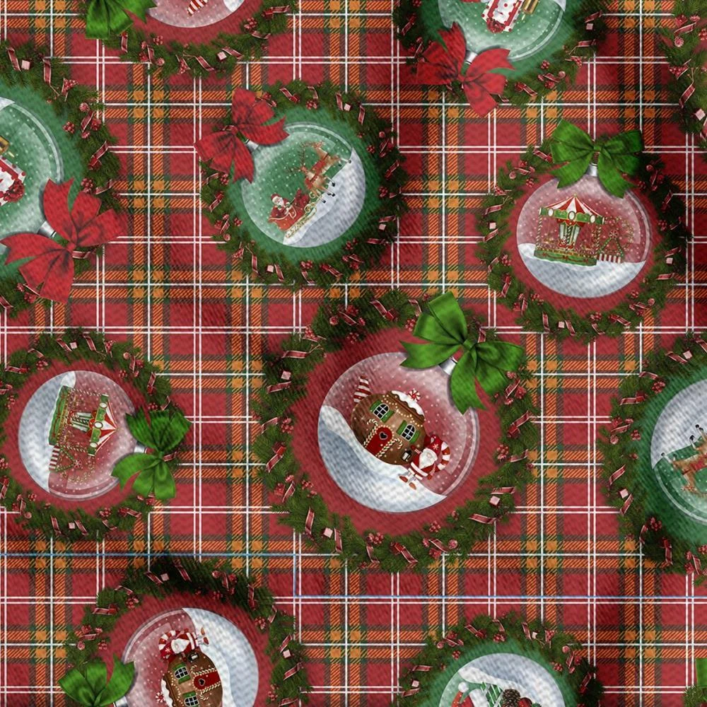 Tnt Estampado 1,40M 40G Natal Guirlanda Supper (Rl-25Mts) - imagem 4