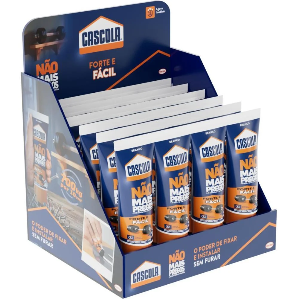 Cola Adesivo Instantâneo Cascola Nao Mais Pregos 85G Henkel - imagem 4