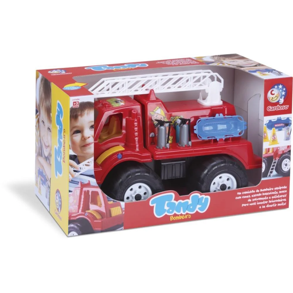 Caminhao Tandy Bombeiro Cardoso Toys - imagem 3
