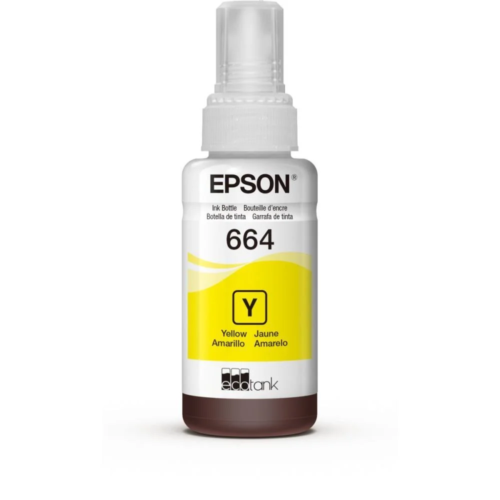 Refil De Tinta Epson 664 Amarelo 70 Ml. Epson - imagem 2