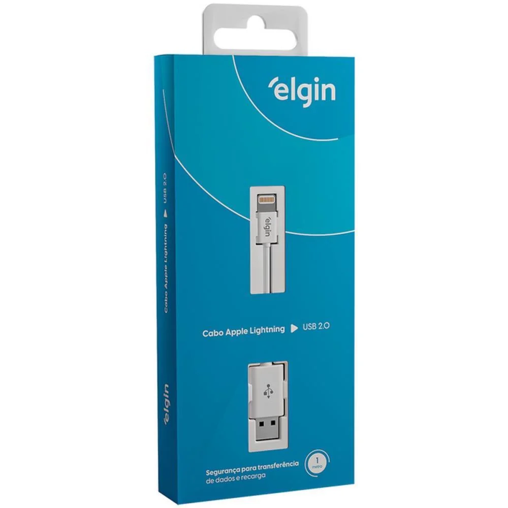 Cabo Usb Lightning Iphone5/Ipad4/Mini Elgin - imagem 4