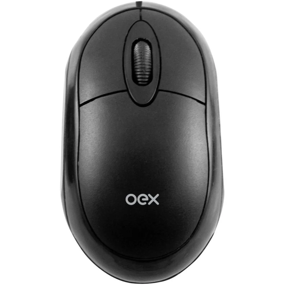 Mouse Optico Usb Fit 1000Dpi Preto Newex - imagem 2