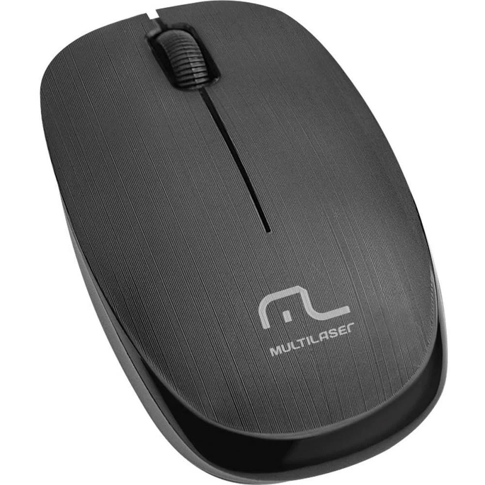 Mouse Optico Sem Fio 1200Dpi 2.4Ghz Preto Multi - imagem 2