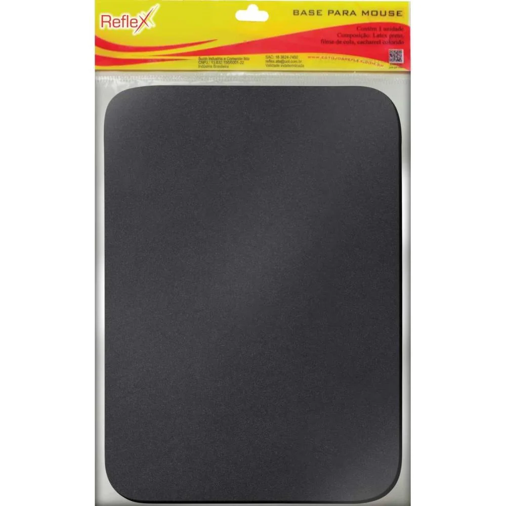Mouse Pad Tecido Emborrachado Cinza Reflex - imagem 4