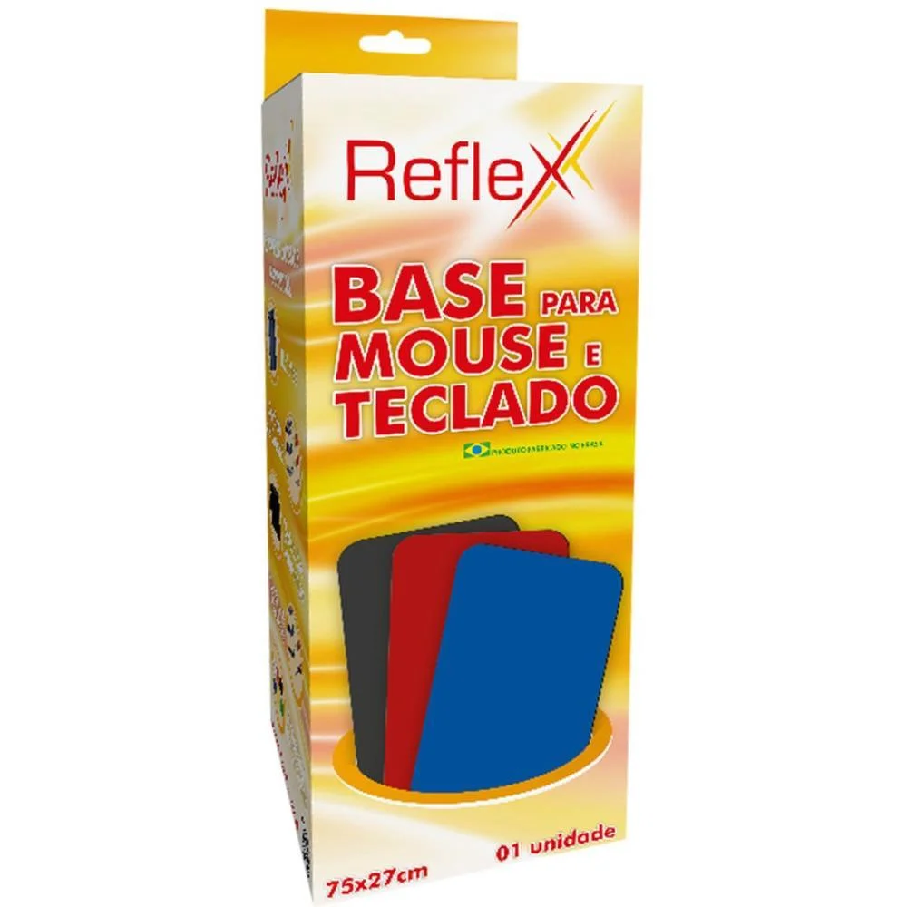 Mouse Pad P/Teclado/Mouse Preto 75X27Cm Reflex - imagem 4