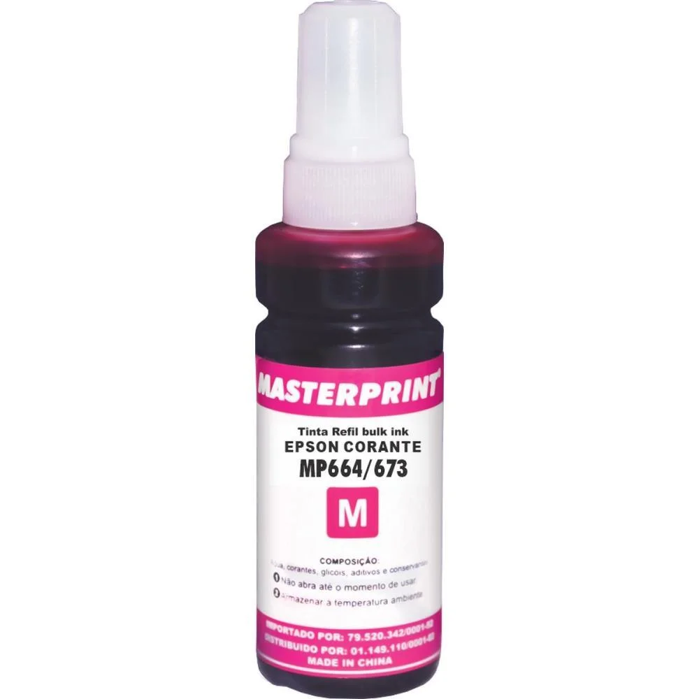 Refil De Tinta Epson Comp. 664 Magenta 100Ml Masterprint - imagem 2