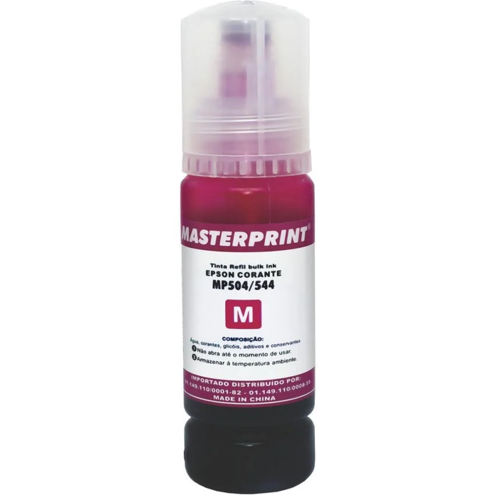 Refil De Tinta Epson Comp. 504/544 Magenta 70Ml Masterprint - imagem 3
