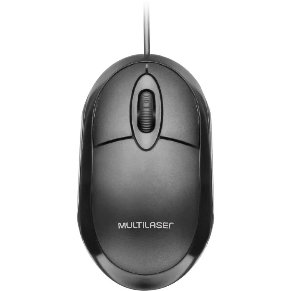 Mouse Optico Usb 1200Dpi Classic Preto C/Scroll Multi - imagem 7