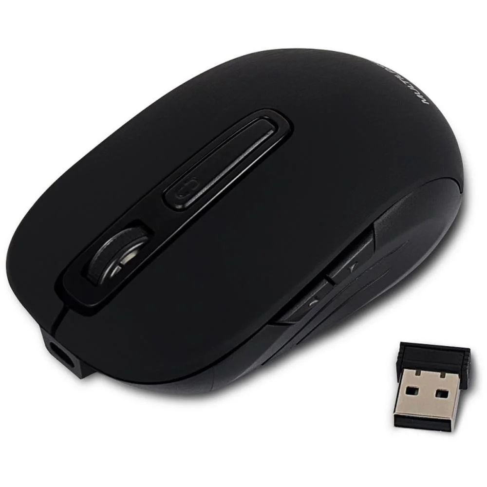 Mouse Optico Sem Fio 1600Dpi 2.4Ghz Preto Recarreg. Multi - imagem 6