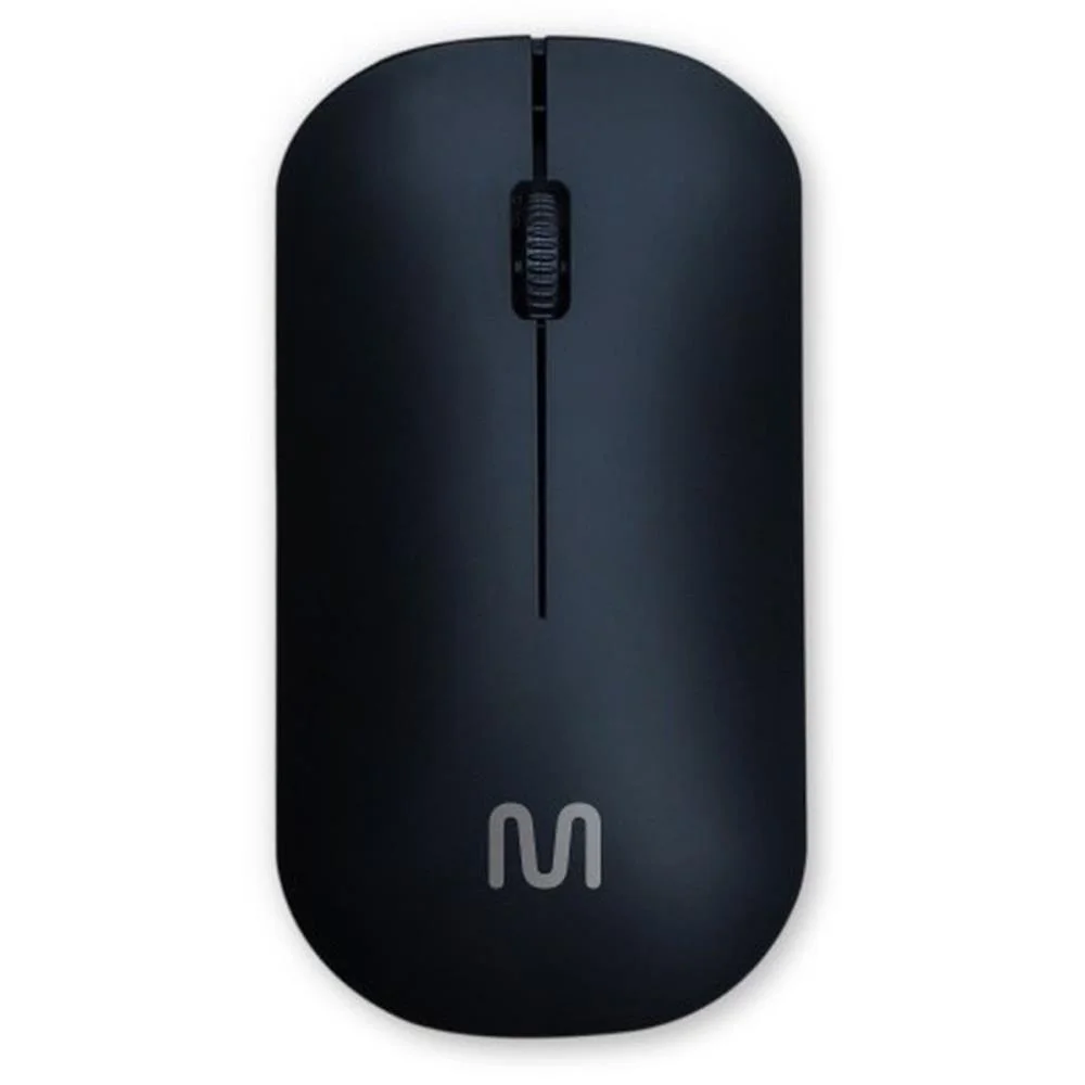 Mouse Optico Sem Fio Slim Preto 1200Dpi Multi - imagem 2