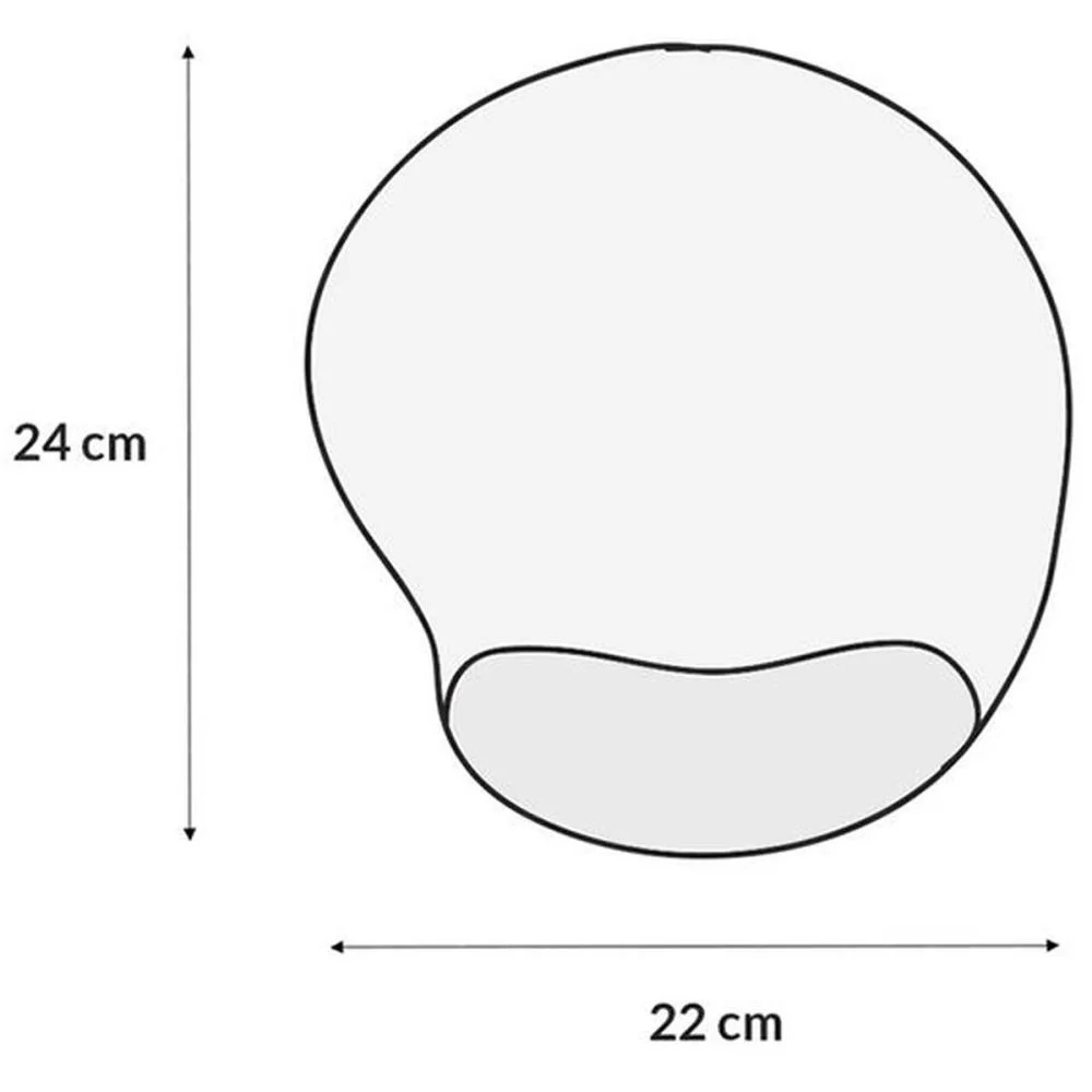 Mouse Pad Neoprene Ergon.full Black Reliza - imagem 6