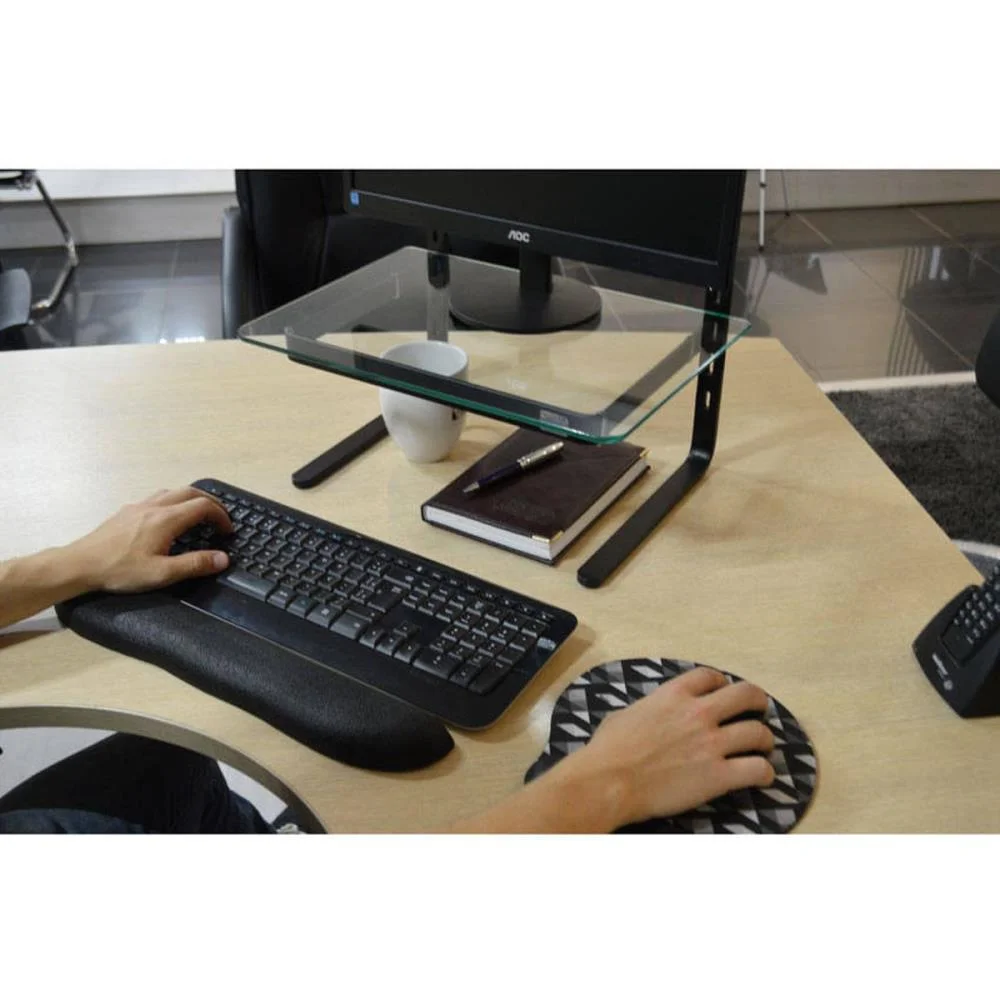 Descanso Ergonomico Apoio P/Digitaçao Confort Pret Reliza - imagem 8
