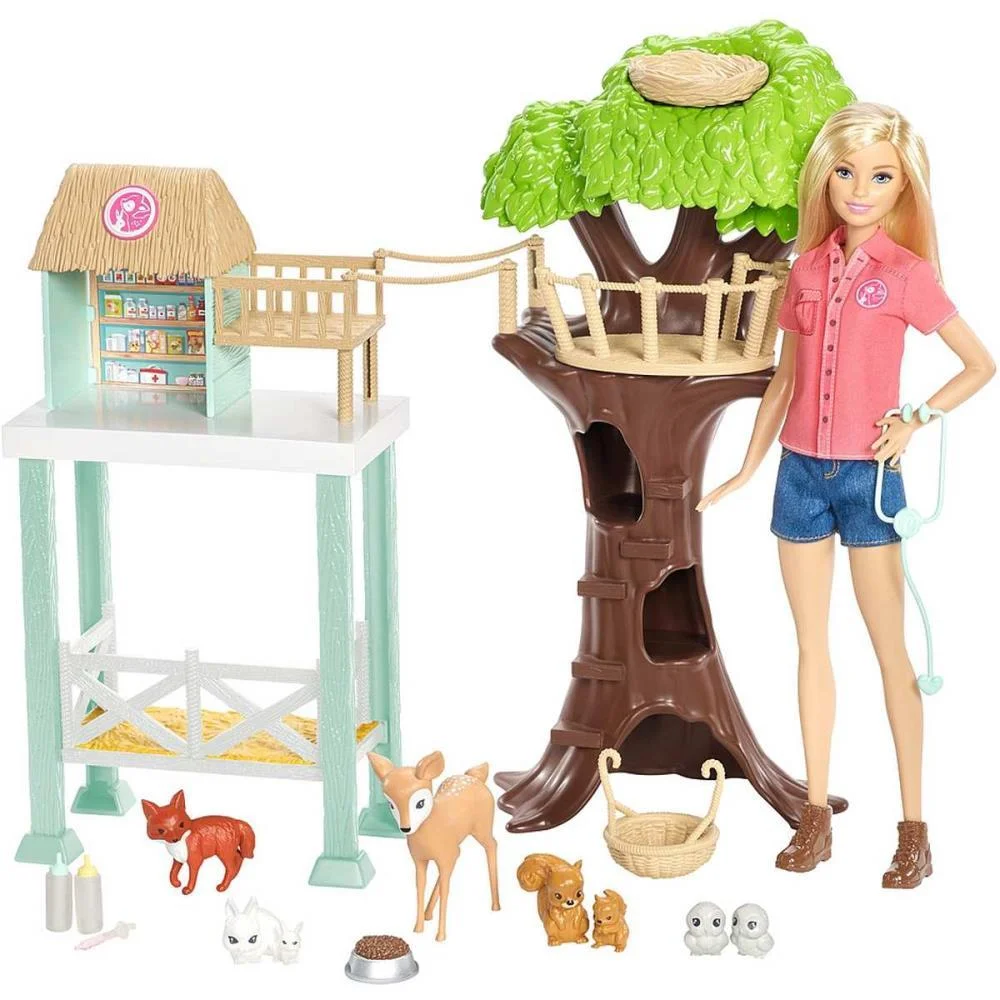 Barbie Profissoes Playset Resgate De Animais Mattel - imagem 4