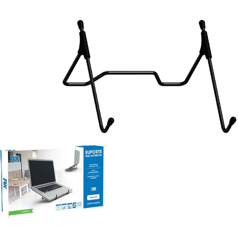 Suporte Para Notebook Universal Ergonomico Preto Santana Centro - imagem 4